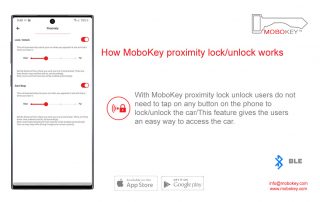 proximity lock unlock