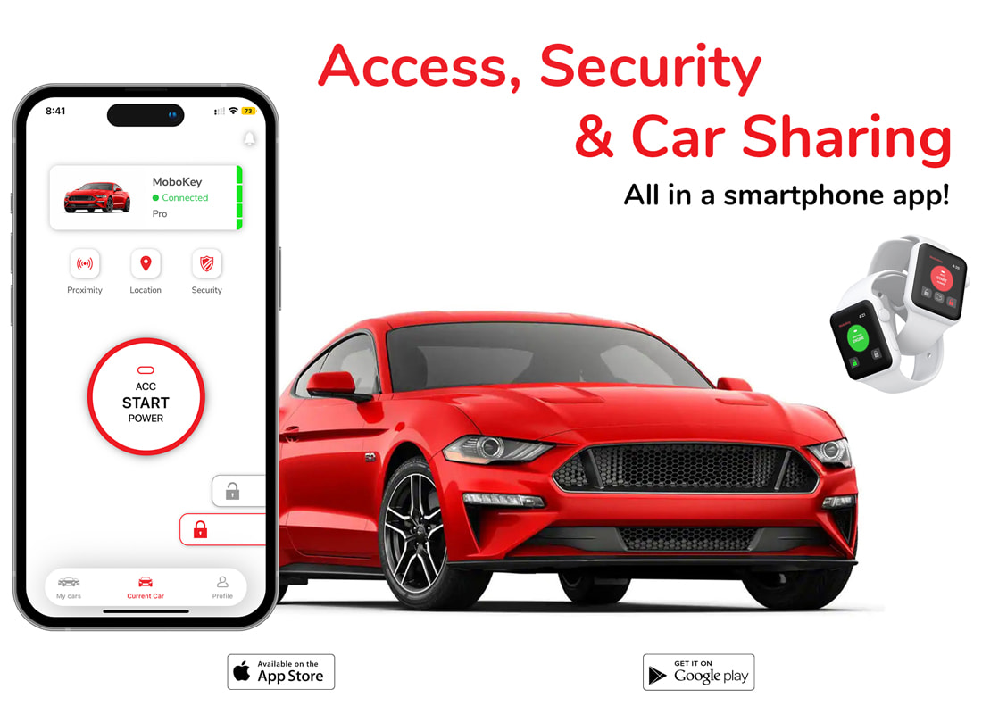 Control your car with MoboKey: Lock, Unlock, Start, Stop, and Share using the smartphone app, remotely. Enable digital keyless sharing for your car.
