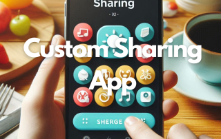 custom sharing app