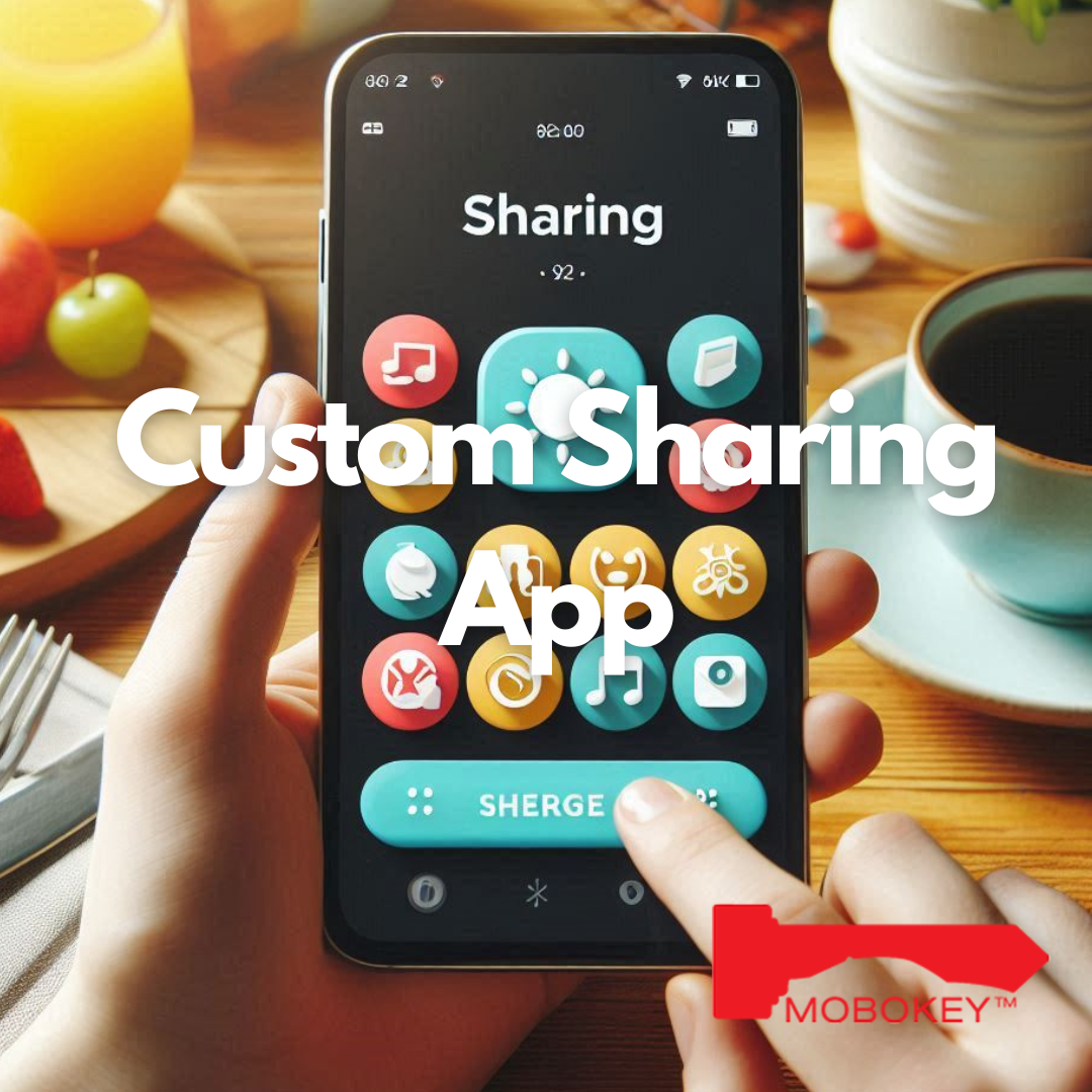 custom sharing app