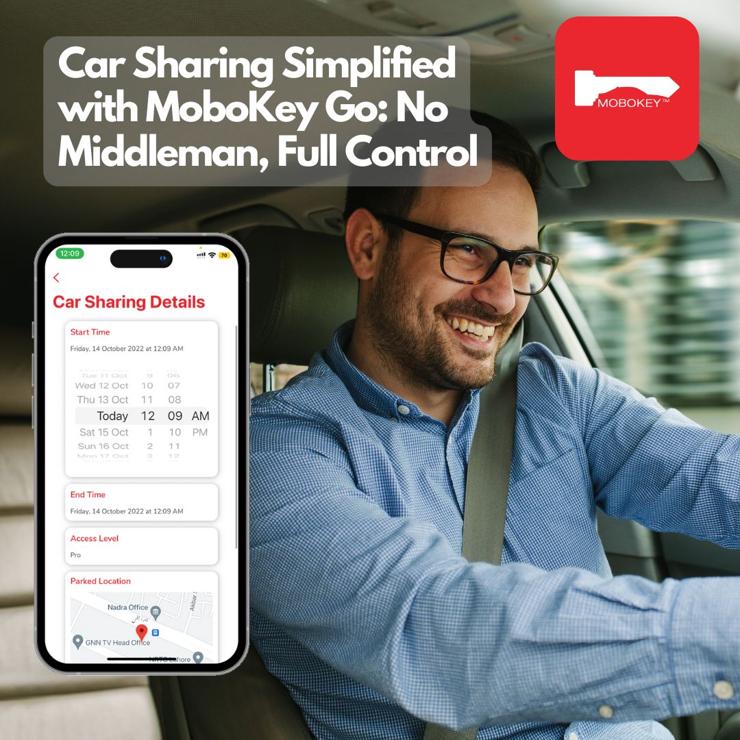 Car Sharing Simplified with MoboKey Go No Middleman, Full Control