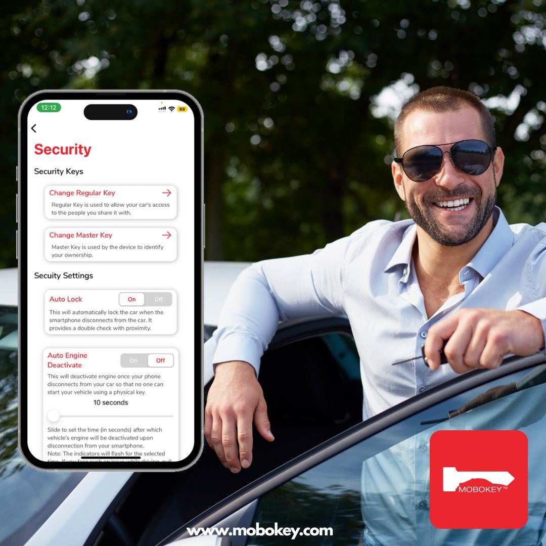 Peace of Mind, One App MoboKey's Smart Car Security