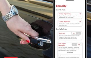 How does MoboKey Security work for push button cars