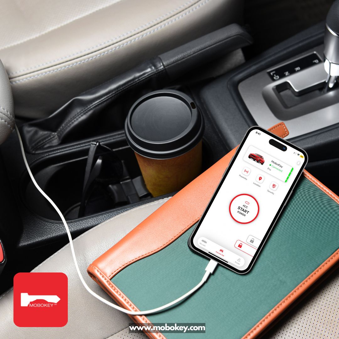 How does MoboKey remote start work with push start cars