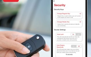 What security features does a digital car keys have