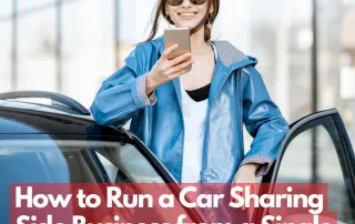 How to Run a Car Sharing Side Business from a Single Vehicle